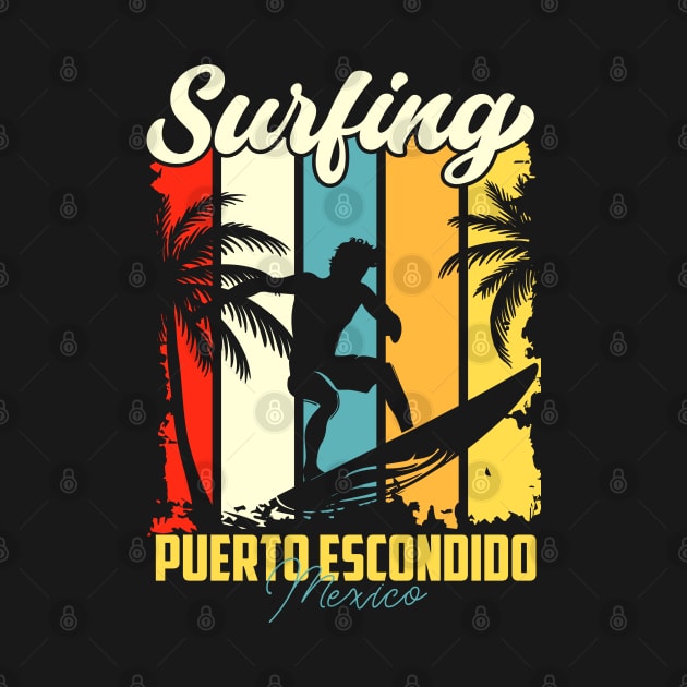 Surfing | Puerto Escondido, Oaxaca by T-shirt US