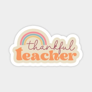 Thankful Teacher Magnet