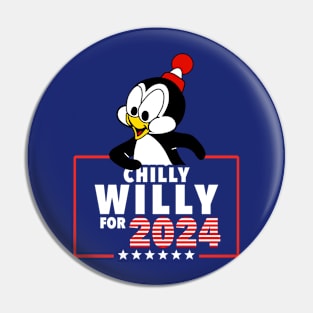 Chilly Willy USA President - Woody Woodpecker Pin