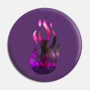 Galaxy Flame Pin