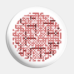 Red labyrinth Pin