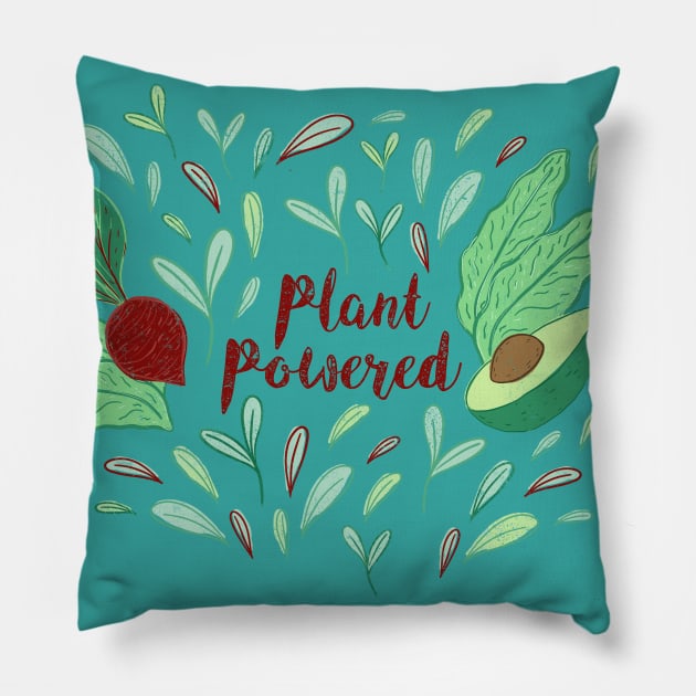 Plant Powered Pillow by IllustratedActivist