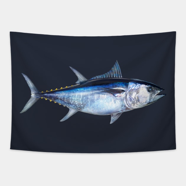 Bluefin Tuna Tapestry by fishindecals