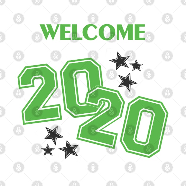 Welcome 2020 (New Year - Green) by KyasSan