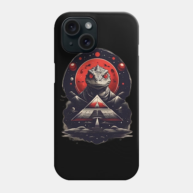 Reptilian Gods Phone Case by NB-Art