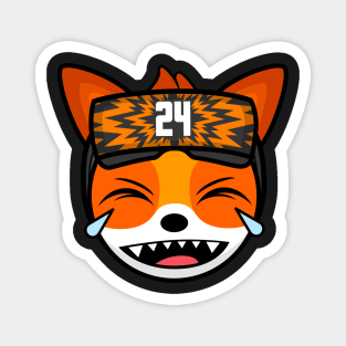 Laughing Gamer Fox PWNZR Magnet