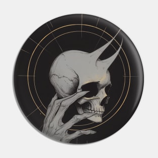 Devil's skull Pin