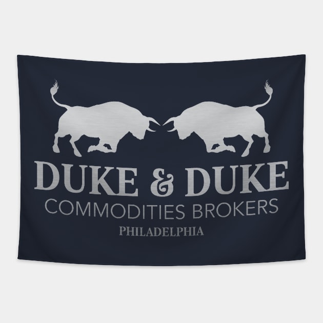 Duke & Duke Commodities Brokers Tapestry by Tee Arcade