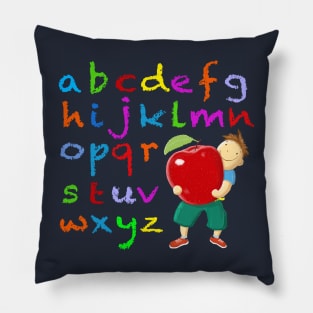 Chalkboard Alphabet Pillow