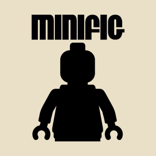 Retro Large Black Minifig, Customize My Minifig T-Shirt