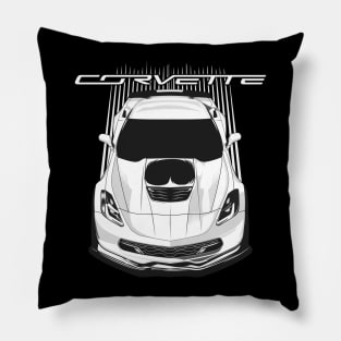 Corvette C7 Z06 - White Pillow