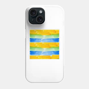 Watercolor strokes Phone Case