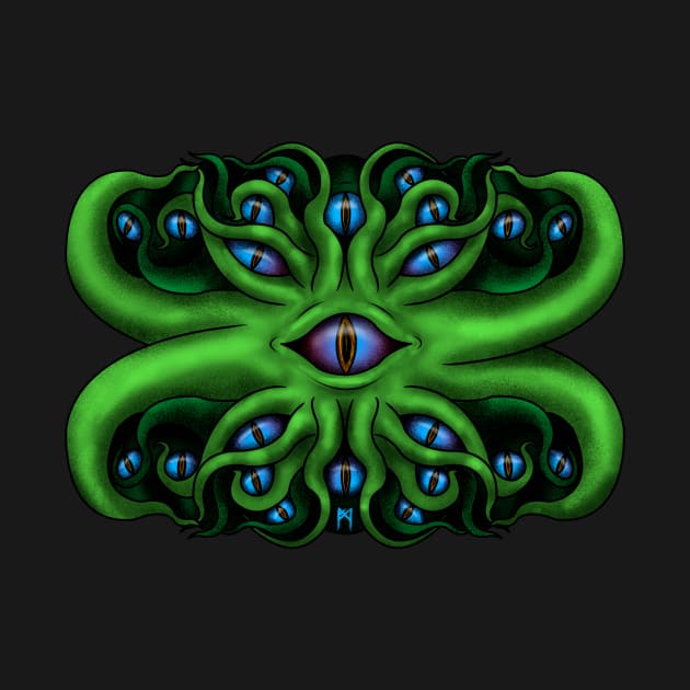 Lovecraftian Pattern by MiguelFirewolf