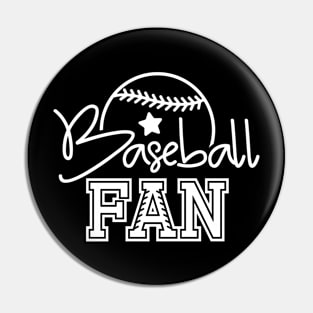 Baseball Fan, Sports Gift Pin