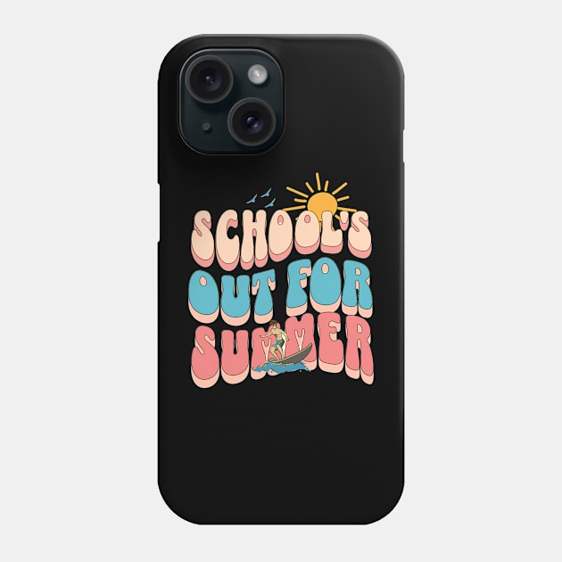 Last Day of School's Out For Summer Vacation Teachers Phone Case by mohazain