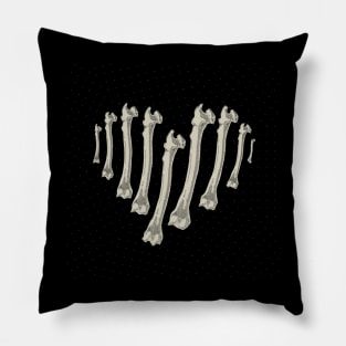 Heart of bones Pillow