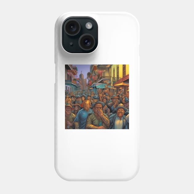 French Quarter and Mardi Gras Phone Case by Stephanie Kennedy 