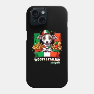 woofs and italian delights Phone Case