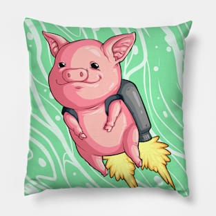 Jetpack Pig Pillow