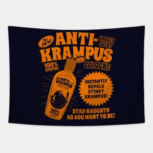 Funny Krampus Merry Krampus Christmas Retro Vintage Cologne Tapestry