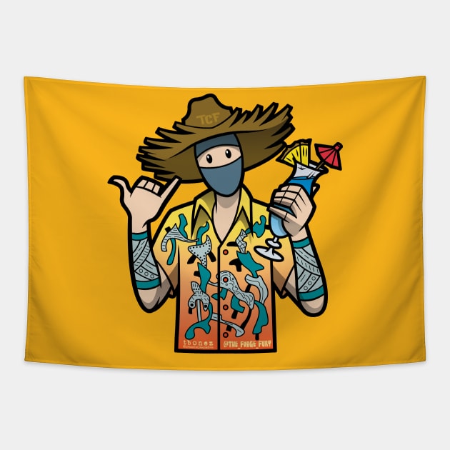 Hang Loose Ninja Tapestry by urban_ninja