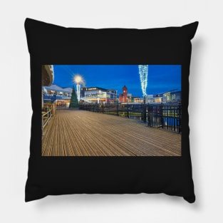 Mermaid Quay at Christmas Pillow