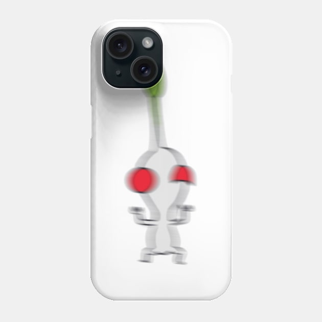 white pikmin's unbridled rage Phone Case by artsy-Eden