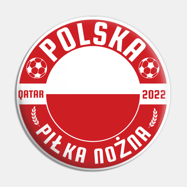 Polska Football Pin by footballomatic