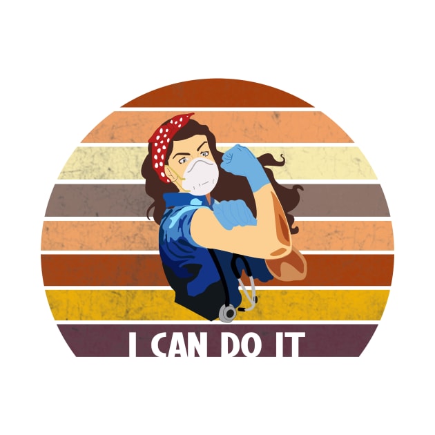 I can do it vintage retro for nurses and doctors by SpecialShirts