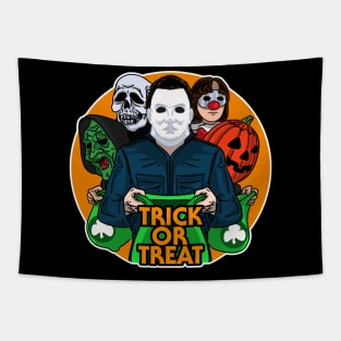 Halloween trick or treat Tapestry