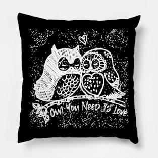 Owl You Need Is Love Pillow