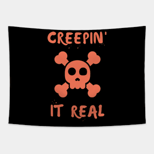 Creepin design Tapestry