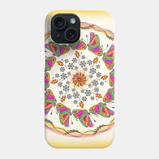 Butterfly Mandala Phone Case