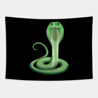 Green Cobra Tapestry