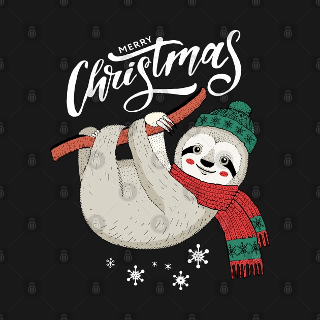 Merry Christmas Sloth Lovers by stayilbee