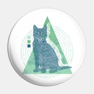 Holy cat Pin