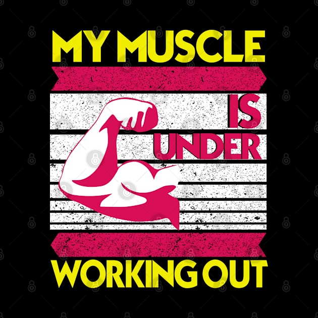 My muscle is under working out by Markus Schnabel