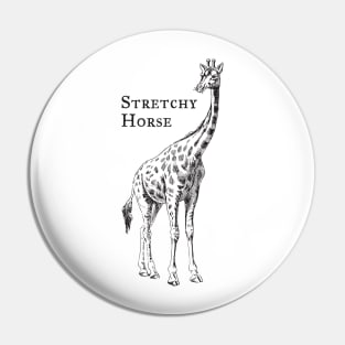 Giraffe - Stretchy Horse Pin