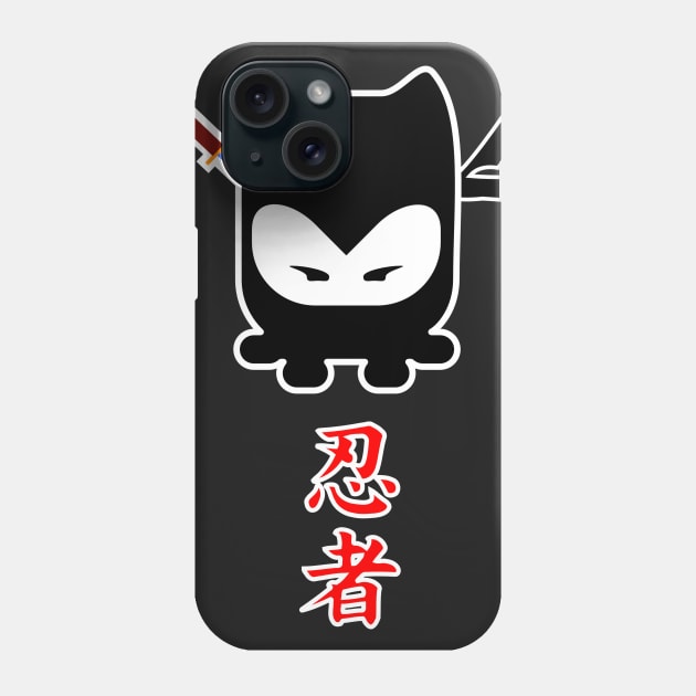 NINJA CAT Phone Case by KARMADESIGNER T-SHIRT SHOP