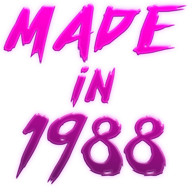 Made In 1988 - Birthday Typography Gift Kids T-Shirt by DankFutura