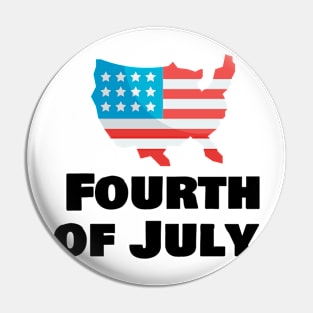 4th of July Pin