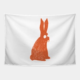 Red Rabbit Tapestry