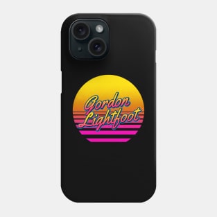 Gordon Personalized Name Birthday Retro 80s Styled Gift Phone Case