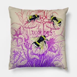 bumblebees Pillow