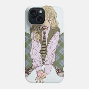 Checkered girl Phone Case