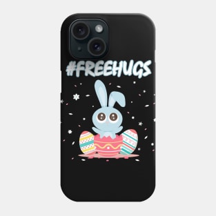 Free Hugs - Hashtag Cute Easter Bunny Phone Case