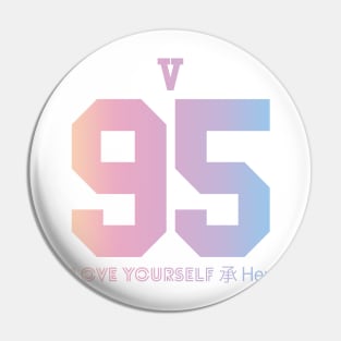 BTS (Bangtan Boys) LOVE YOURSELF 轉 'Her' V 95 Jersey Pin