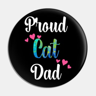 Proud Cat Dad Pin