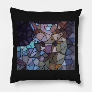 Stain Glass Cat Pillow