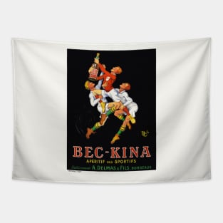 Bec-Kina Vintage Advertising Poster Mich 1921 Tapestry